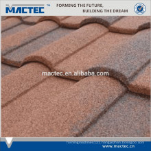 Nigeria Hot Sale Villa natural stone coated metal roof tile machine nigeria hot sale